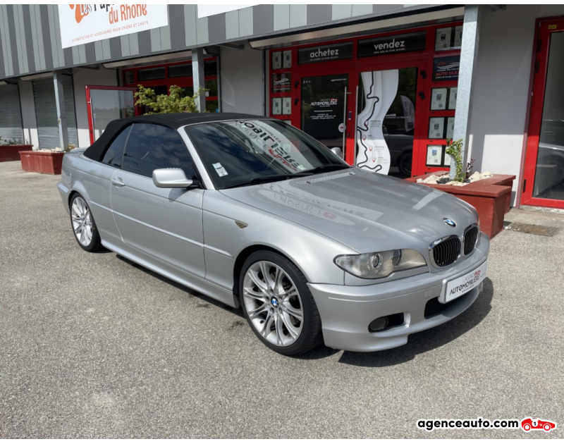 Achat voiture occasion, Auto occasion pas cher | Agence Auto Bmw Série 3 (E46) Cabriolet 330 Cd 204 cv Pack M Gris Année 2006 Manuelle Diesel